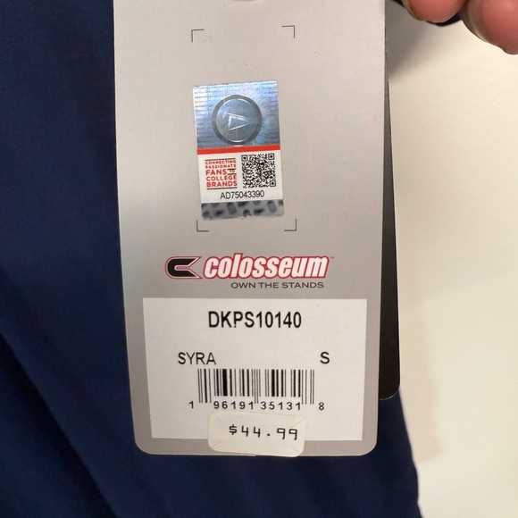 Colosseum Men’s Small Short Sleeve Syracuse Shirt Orange And Blue - Picture 5 of 5